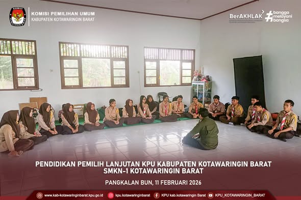 Pendidikan Pemilih  lanjutan di SMKN 1 Kotawaringin Barat