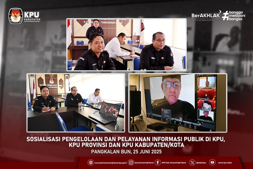 Sosialisasi Pengelolaan dan Pelayanan Informasi Publik KPU, KPU Provinsi, dan KPU Kabupaten/Kota