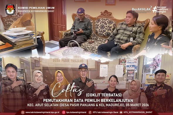 Coktas Pemutakhiran Data Pemilih Berkelanjutan (PDPB) Triwulan I Tahun 2026