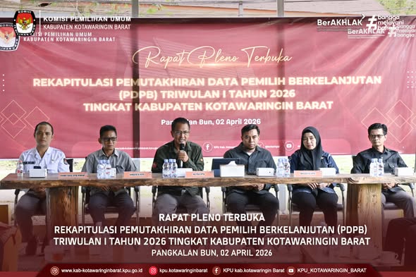 Rapat Pleno Terbuka Pemutakhiran Data Pemilih Berkelanjutan (PDPB) Triwulan I Tahun 2026
