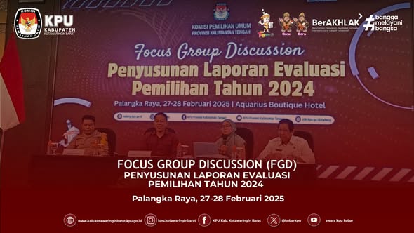 Focus Group Discussion (FGD) terkait Penyusunan Laporan Evaluasi Pemilihan Kepala Daerah Tahun 2024