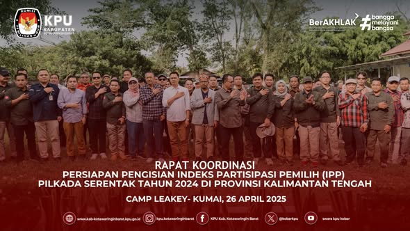 Rapat Koordinasi Persiapan Pengisian Indeks Partisipasi Pemilih (IPP) Pilkada Serentak Tahun 2024