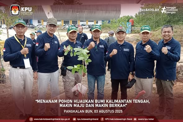 "Menanam Pohon, Hijaukan Bumi Kalimantan Tengah: Makin Maju dan Makin Berkah"